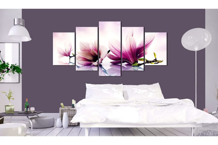 Taulu Pink Flowers Magnolias 200x100 - Artgeist sp. z o. o. - Sisustustuotteet - Taulu & taide - Canvas-taulu