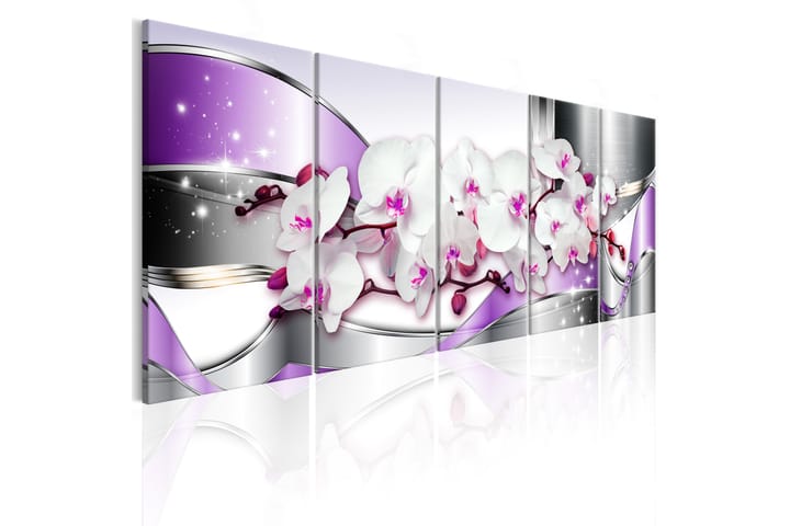 Taulu Purple Ribbons 225x90 - Artgeist sp. z o. o. - Sisustustuotteet - Taulu & taide - Canvas-taulu