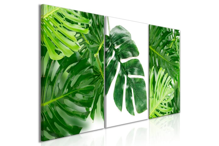 Taulu Palm Leaves 3 Parts 120x60 - Artgeist sp. z o. o. - Sisustustuotteet - Taulu & taide - Canvas-taulu