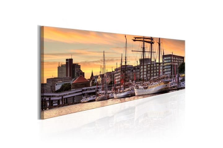 Taulu Port In Hamburg 120x40 - Artgeist sp. z o. o. - Sisustustuotteet - Taulu & taide - Canvas-taulu