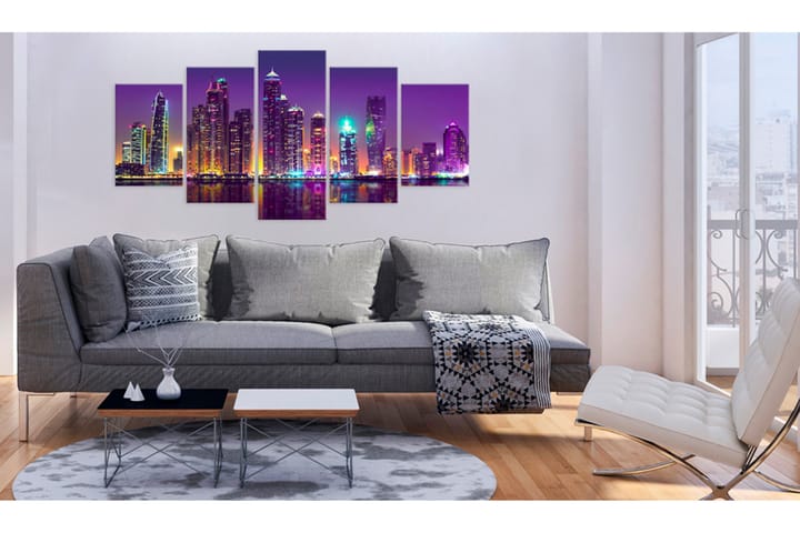 Taulu Purple Nights 100x50 - Artgeist sp. z o. o. - Sisustustuotteet - Taulu & taide - Canvas-taulu