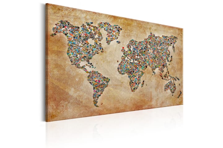 Taulu Postcards from the World 90x60 - Artgeist sp. z o. o. - Sisustustuotteet - Taulu & taide - Canvas-taulu