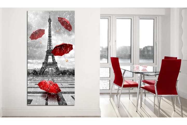 Taulu Paris: Red Umbrellas 60x120 - Artgeist sp. z o. o. - Sisustustuotteet - Taulu & taide - Canvas-taulu