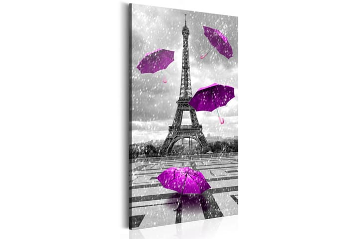 Taulu Paris: Purple Umbrellas 60x120 - Artgeist sp. z o. o. - Sisustustuotteet - Taulu & taide - Canvas-taulu