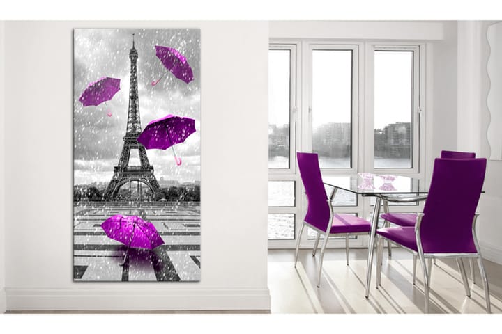 Taulu Paris: Purple Umbrellas 60x120 - Artgeist sp. z o. o. - Sisustustuotteet - Taulu & taide - Canvas-taulu