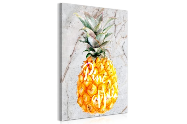 Taulu Pineapple and Marble (1 Part) Vertical 60x90 - Artgeist sp. z o. o. - Sisustustuotteet - Taulu & taide - Canvas-taulu