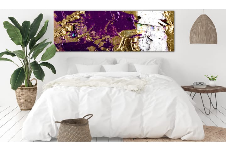 Taulu Purple Wave (1 Part) Narrow 135x45 - Artgeist sp. z o. o. - Sisustustuotteet - Taulu & taide - Canvas-taulu