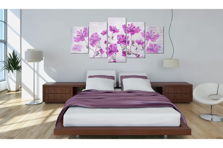 Taulu Purple Flowers 200x100 - Artgeist sp. z o. o. - Sisustustuotteet - Taulu & taide - Canvas-taulu