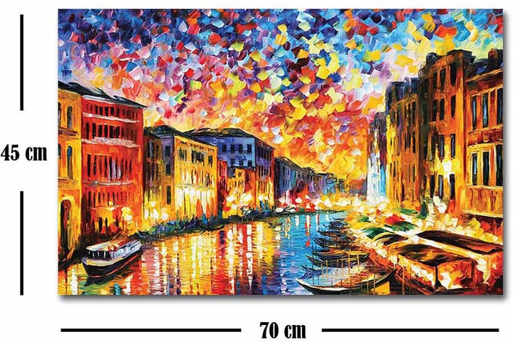 Decoratiivinen Canvas-taulu 45x70 - Sisustustuotteet - Taulu & taide - Canvas-taulu