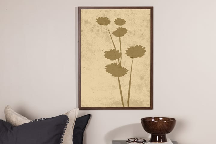 Juliste Flower art 21x30 cm - Beige - Sisustustuotteet - Taulu & taide - Juliste