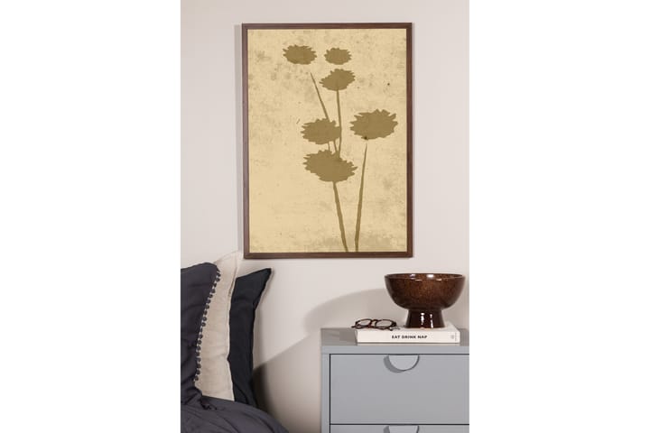 Juliste Flower art 21x30 cm - Beige - Sisustustuotteet - Taulu & taide - Juliste