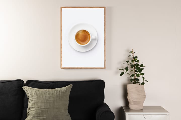 Juliste Skimmed coffee 21x30 cm - Ruskea/Valkoinen - Sisustustuotteet - Taulu & taide - Juliste