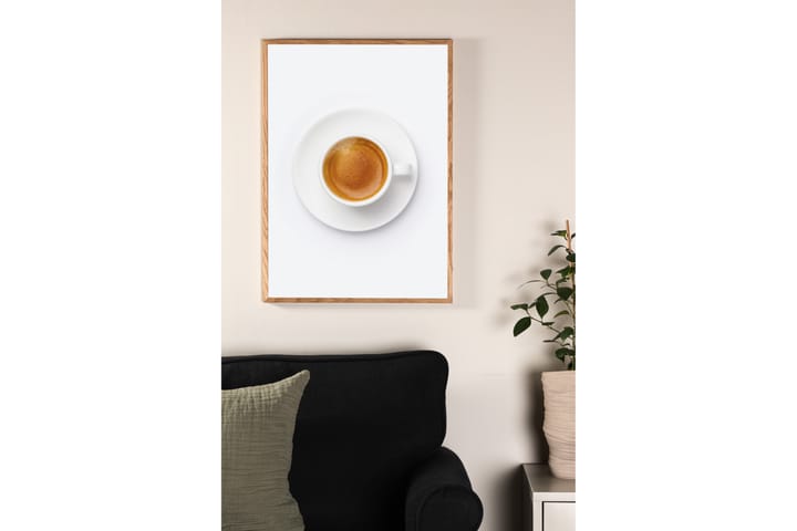 Juliste Skimmed coffee 21x30 cm - Ruskea/Valkoinen - Sisustustuotteet - Taulu & taide - Juliste