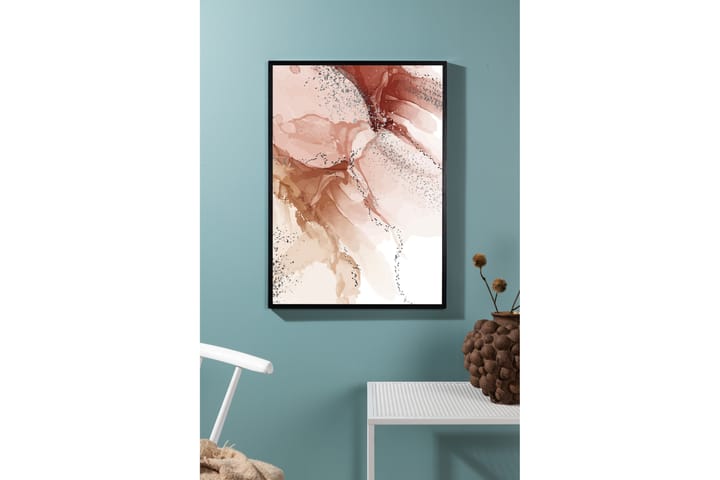 Juliste Splash 30x40 cm - Vaalearoosa - Sisustustuotteet - Taulu & taide - Juliste