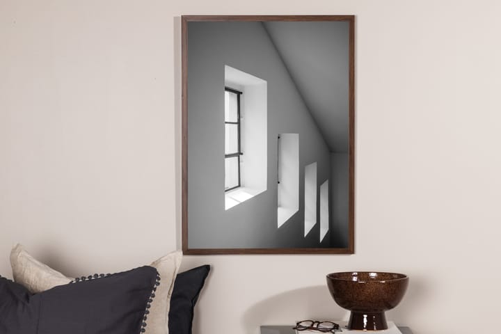 Juliste Windows 30x40 cm - Musta/Valkoinen - Sisustustuotteet - Taulu & taide - Juliste