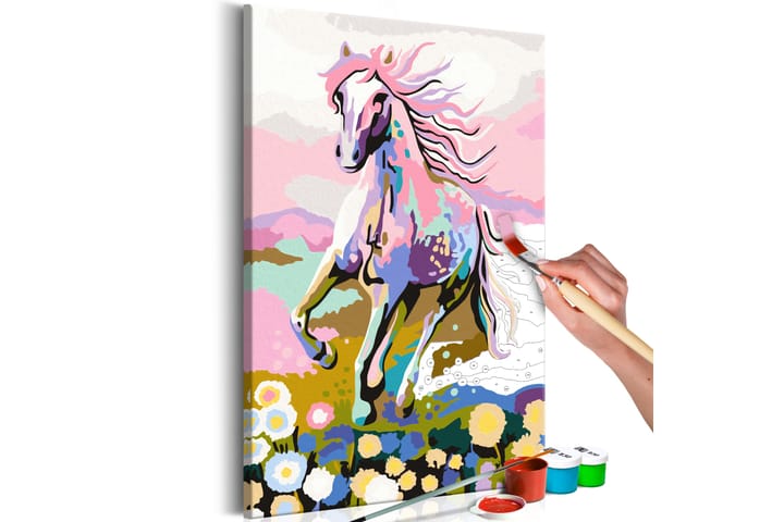 Tee-se-itse Maalaus Fairytale Horse 40x60 cm - Artgeist sp. z o. o. - Sisustustuotteet - Taulu & taide - Maalaa itse - Tee se itse -taulu