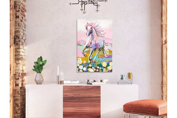 Tee-se-itse Maalaus Fairytale Horse 40x60 cm - Artgeist sp. z o. o. - Sisustustuotteet - Taulu & taide - Maalaa itse - Tee se itse -taulu