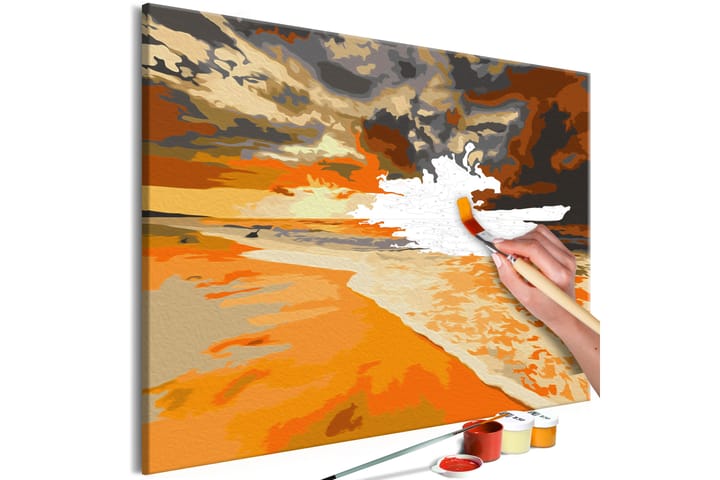 Tee-se-itse Maalaus Golden Beach 60x40 cm - Artgeist sp. z o. o. - Sisustustuotteet - Taulu & taide - Maalaa itse - Tee se itse -taulu