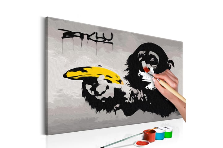 Tee-se-itse Maalaus Monkey 60x40 cm - Artgeist sp. z o. o. - Sisustustuotteet - Taulu & taide - Maalaa itse - Tee se itse -taulu