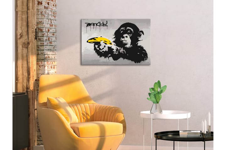 Tee-se-itse Maalaus Monkey 60x40 cm - Artgeist sp. z o. o. - Sisustustuotteet - Taulu & taide - Maalaa itse - Tee se itse -taulu