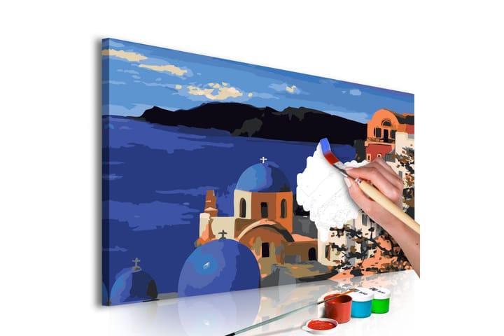 Tee-se-itse Maalaus Santorini  60x40 cm - Artgeist sp. z o. o. - Sisustustuotteet - Taulu & taide - Maalaa itse - Tee se itse -taulu