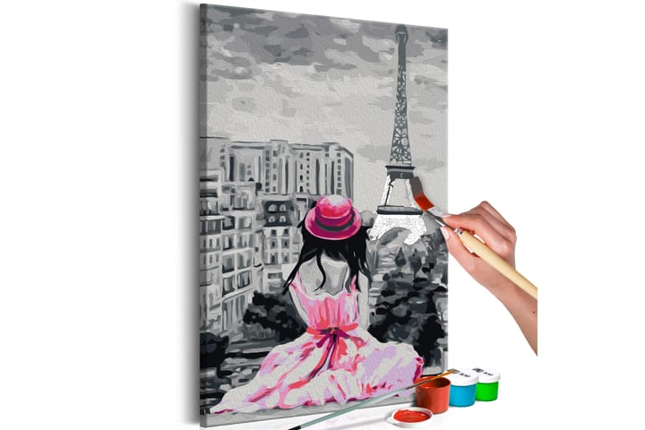 Tee-se-itse Maalaus Paris Eiffel Tower View 40x60 cm - Artgeist sp. z o. o. - Sisustustuotteet - Taulu & taide - Maalaa itse - Tee se itse -taulu