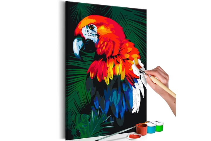 Tee-se-itse Maalaus Parrot 40x60 cm - Artgeist sp. z o. o. - Sisustustuotteet - Taulu & taide - Maalaa itse - Tee se itse -taulu