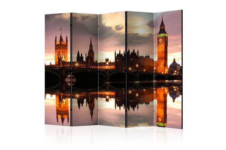 Tilanjakaja Big Ben in the evening, London II 225x172 - Artgeist sp. z o. o. - Sisustustuotteet - Tilanjakaja & sermi