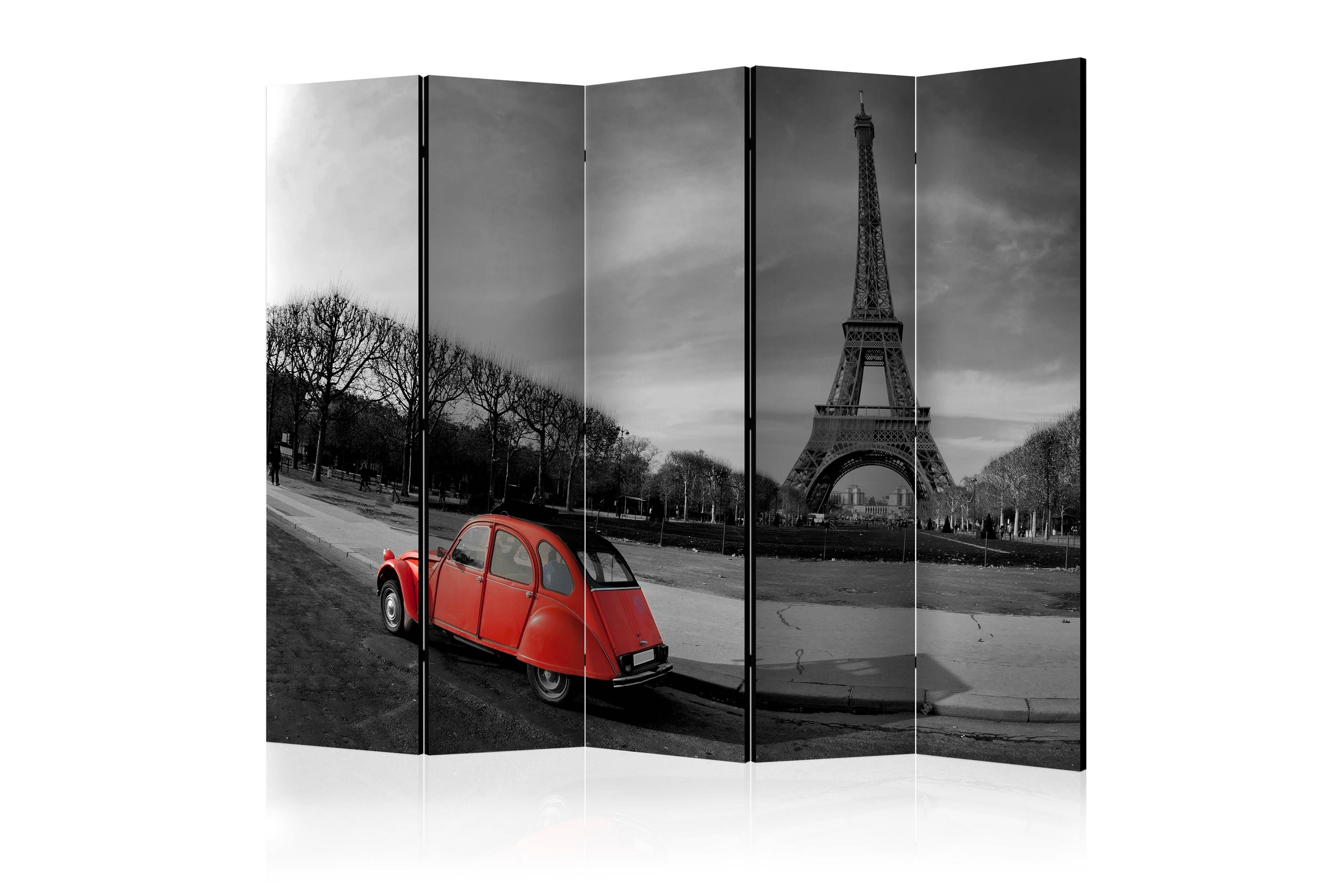 Tilanjakaja Eiffel Tower and red car II 225x172 - Artgeist sp. z o. o.