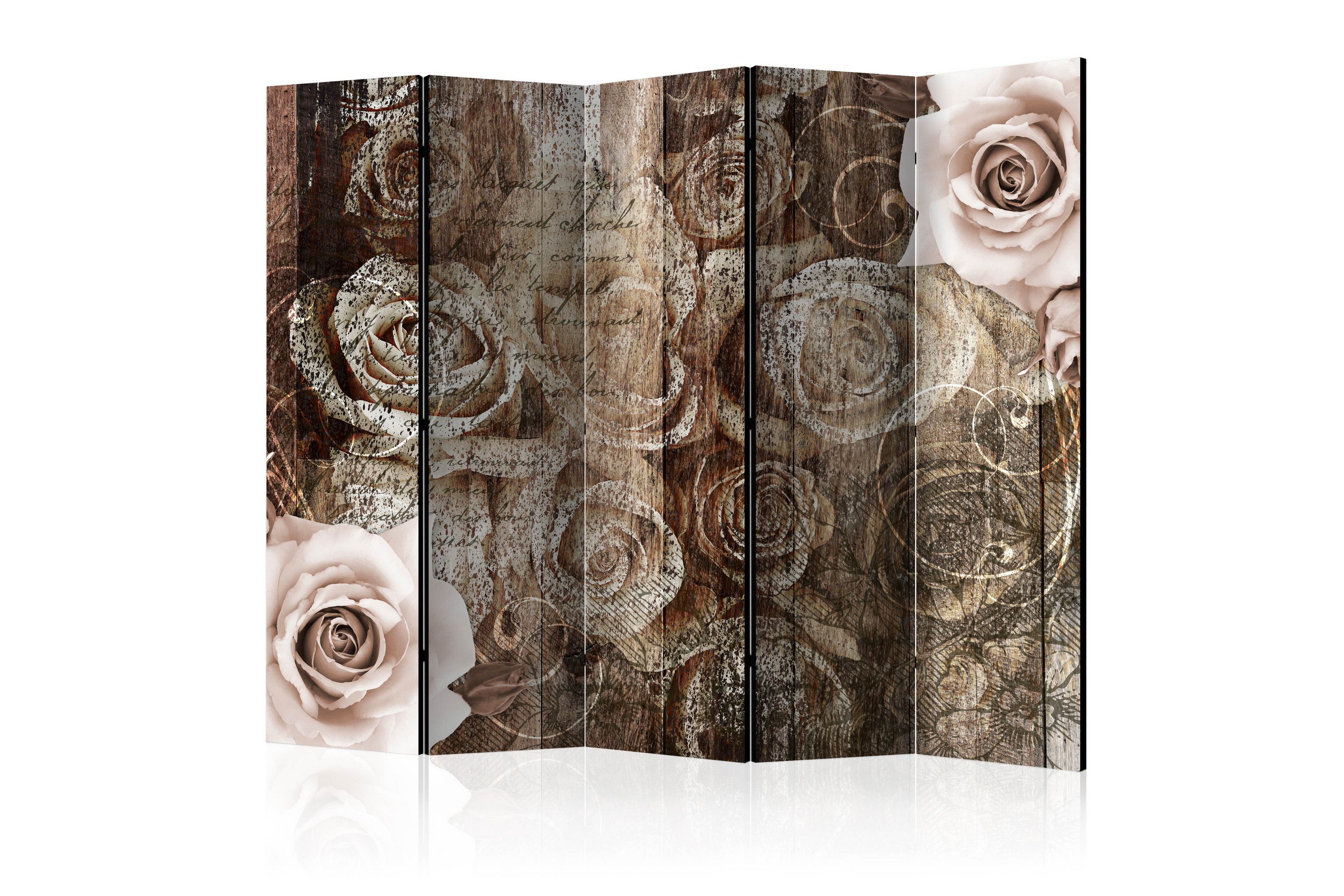 Tilanjakaja Old Wood & Roses II 225x172 - Artgeist sp. z o. o.