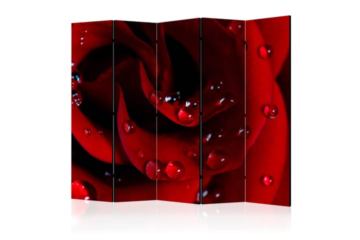 Tilanjakaja Red rose with water drops II 225x172 - Artgeist sp. z o. o. - Sisustustuotteet - Tilanjakaja & sermi