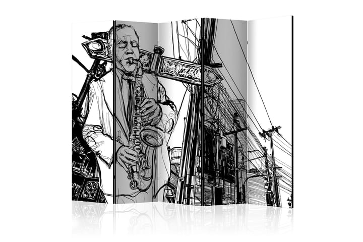 Tilanjakaja Saxophone recital on Broadway II 225x172 - Artgeist sp. z o. o. - Sisustustuotteet - Tilanjakaja & sermi