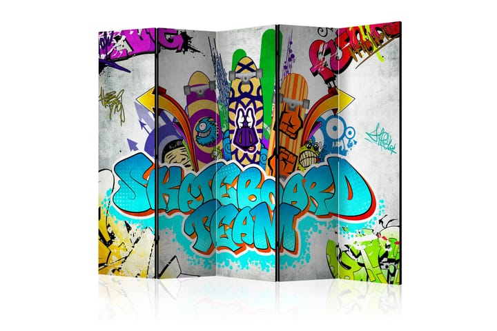 Tilanjakaja Skateboard team II 225x172 - Artgeist sp. z o. o. - Sisustustuotteet - Tilanjakaja & sermi