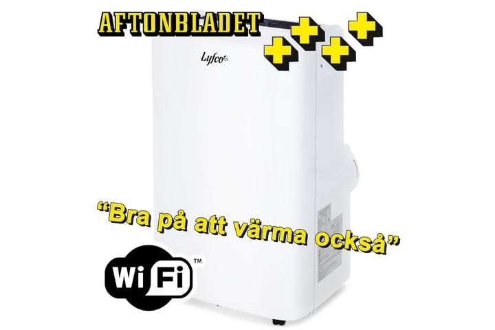 Tehokas AC 58 m² 4100 W sis. WIFI - Valkoinen - Talo & remontointi - Ilmastointi - Ilmastointilaitteet & viilennys - Siirrettävä ilmastointilaite