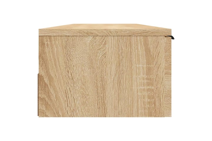 beBasic Seinäkaappi Sonoma-tammi 102x30x20 cm tekninen puu - Ruskea - Seinähylly - Keittiöhylly - Hylly