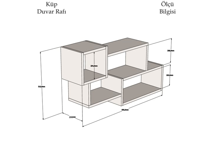 Seinähylly Adamez - Talo & remontointi - Keittiö & kylpyhuone - Keittiö & kodinhoitohuone - Keittiön sisustus - Keittiöhylly