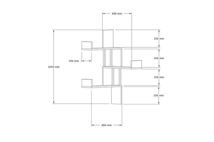 Seinähylly Samn 20x105 cm 3-pak - Luonnonväri - Talo & remontointi - Keittiö & kylpyhuone - Keittiö & kodinhoitohuone - Keittiön sisustus - Keittiöhylly