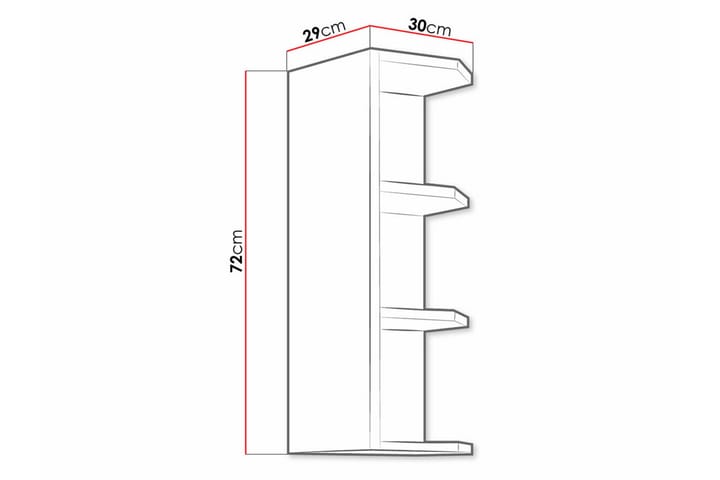 Keittiön Kaappi Templemore 30 cm - Ruskea - Talo & remontointi - Keittiö & kylpyhuone - Keittiö & kodinhoitohuone - Keittiön sisustus - Keittiökaappi