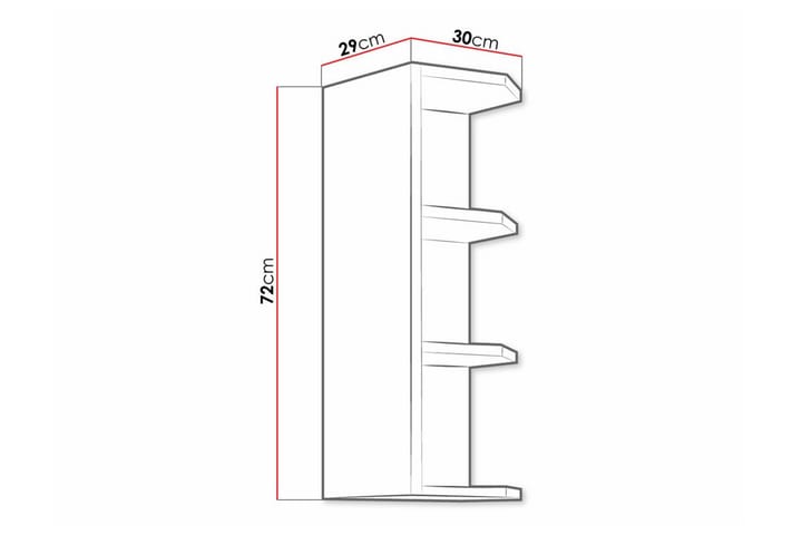 Keittiön Kaappi Templemore 30 cm - Valkoinen - Talo & remontointi - Keittiö & kylpyhuone - Keittiö & kodinhoitohuone - Keittiön sisustus - Keittiökaappi