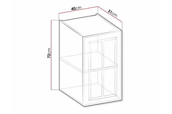 Keittiön Kaappi Templemore 40 cm - Ruskea/Puu - Talo & remontointi - Keittiö & kylpyhuone - Keittiö & kodinhoitohuone - Keittiön sisustus - Keittiökaappi