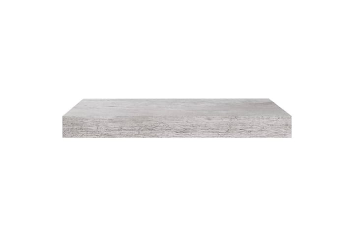 Kelluvat seinähyllyt 2 kpl betoninharmaa 40x23x3,8 cm MDF - Harmaa - Talo & remontointi - Keittiö & kylpyhuone - Keittiö & kodinhoitohuone - Keittiön sisustus - Keittiöhylly