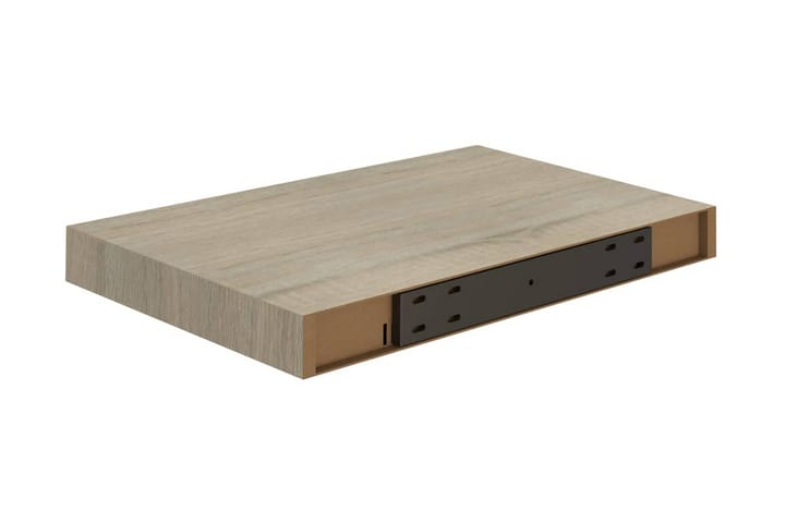 Kelluvat seinähyllyt 2 kpl tammi 40x23x3,8 cm MDF - Ruskea - Talo & remontointi - Keittiö & kylpyhuone - Keittiö & kodinhoitohuone - Keittiön sisustus - Keittiöhylly