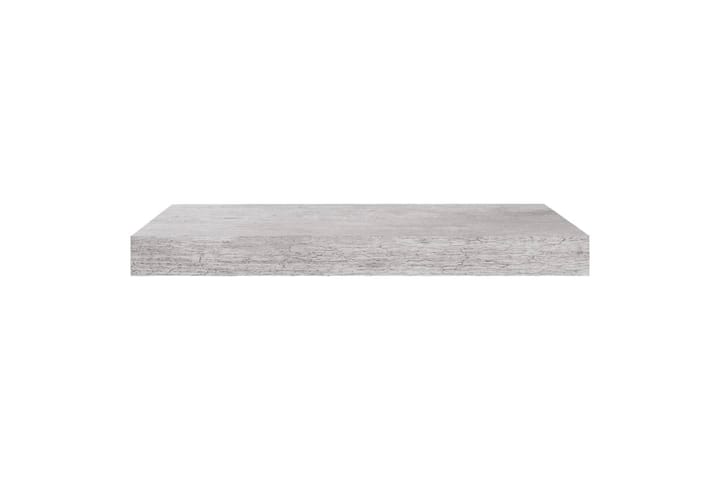 Kelluvat seinähyllyt 4 kpl betoninharmaa 50x23x3,8 cm MDF - Harmaa - Talo & remontointi - Keittiö & kylpyhuone - Keittiö & kodinhoitohuone - Keittiön sisustus - Keittiöhylly