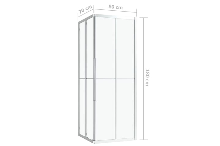 Suihkukaappi ESG 80x70x180 cm - Talo & remontointi - Keittiö & kylpyhuone - Kylpyhuone - Suihkukalusteet - Suihkuseinät