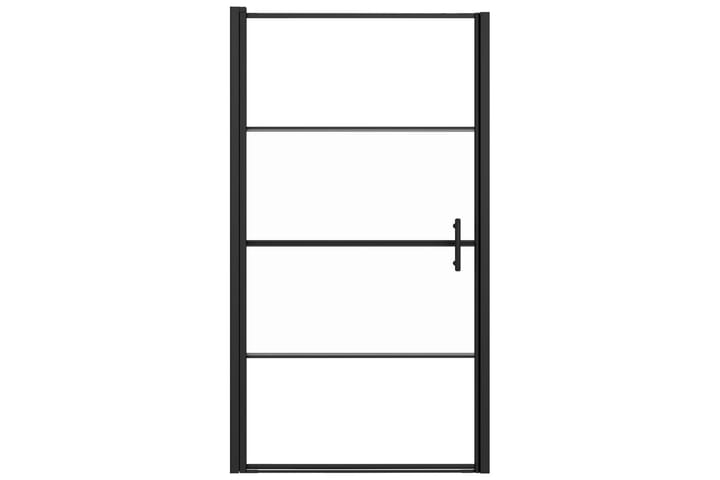 Suihkuovi 100x178 cm karkaistu puolihuurrettu lasi musta - Talo & remontointi - Keittiö & kylpyhuone - Kylpyhuone - Suihkukalusteet - Suihkuovi