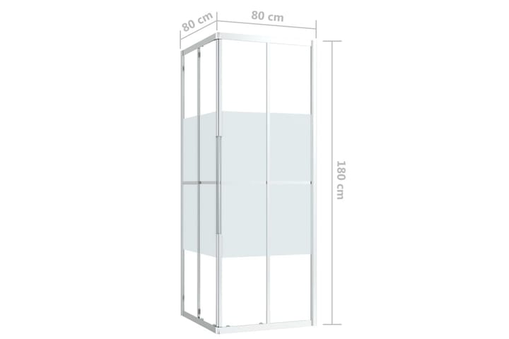 Suihkukaappi ESG 80x80x180 cm - Talo & remontointi - Keittiö & kylpyhuone - Kylpyhuone - Suihkukalusteet - Suihkuseinät