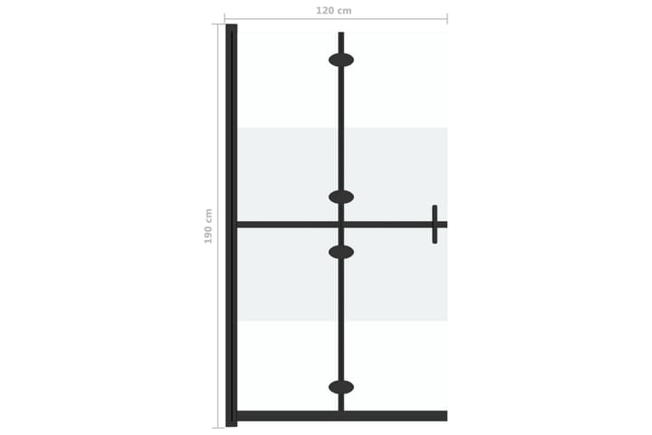 Walk-in suihkuseinä kokoontaittuva ESG 1/2 120x190cm - Talo & remontointi - Keittiö & kylpyhuone - Kylpyhuone - Suihkukalusteet - Suihkuseinät