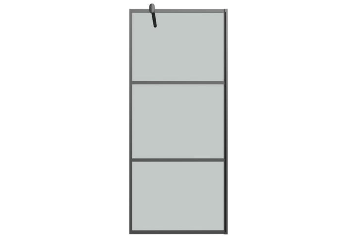 Walk-in suihkuseinäke 80x195 cm tumma ESG-lasi musta - Musta - Talo & remontointi - Keittiö & kylpyhuone - Kylpyhuone - Suihkukalusteet - Suihkuseinät