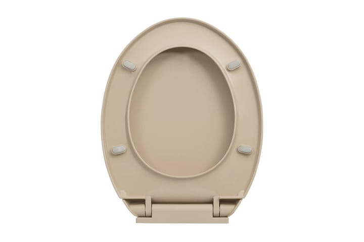 WC-istuin pehmeästi sulkeutuva beige soikea - Beige - Talo & remontointi - Keittiö & kylpyhuone - Kylpyhuone - WC-istuimet - WC-istuimen kansi