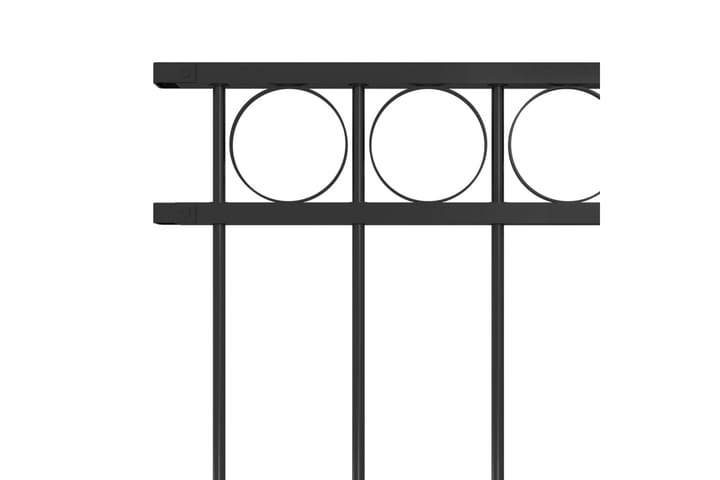 Aitapaneeli teräs 1,7x1,5 m musta - Musta - Talo & remontointi - Näkösuojat & aitaukset - Aita - Takorauta-aita & rauta-aita